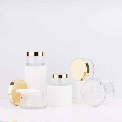 PS Jarrón de mantequilla corporal, crema para la cara, exfoliante de labios, envases cosméticos, recipientes de plástico con tapas