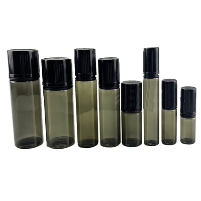 Botellas de goteador líquido PET de 10 ml a 100 ml Impresión en pantalla con logotipo personalizado Forma redonda