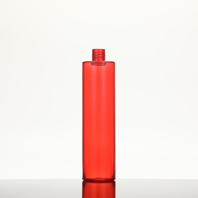 Botellas de loción PMMA con electroplacado UV Collar personalizable Blanco con tapa transparente
