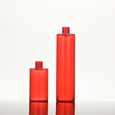 Botellas de loción PMMA con electroplacado UV Collar personalizable Blanco con tapa transparente