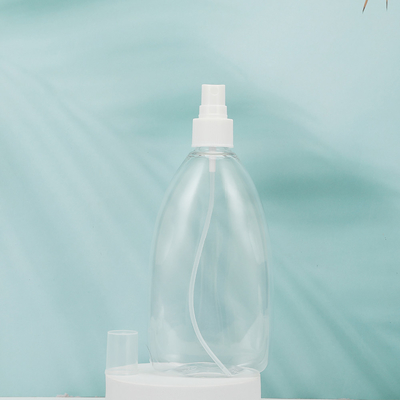 Botellas de loción PMMA redondas claras 250 ml 300 ml 500 ml Muestra proporcionada Blanco/Solicitud del cliente