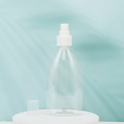 Botellas de loción PMMA redondas claras 250 ml 300 ml 500 ml Muestra proporcionada Blanco/Solicitud del cliente