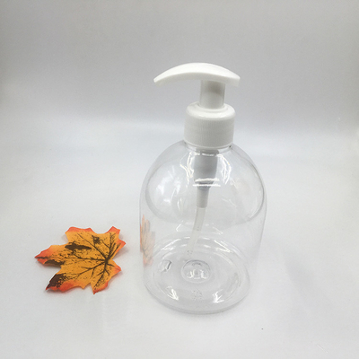Botella redonda de bomba de champú PETG de 118 mm para cosméticos