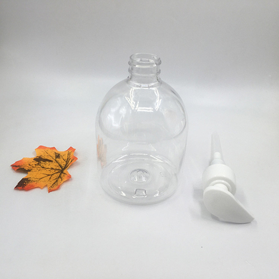 Botella redonda de bomba de champú PETG de 118 mm para cosméticos