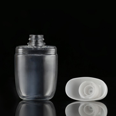 Botella redonda de champú con bomba de PET con logotipo personalizable y característica reciclable