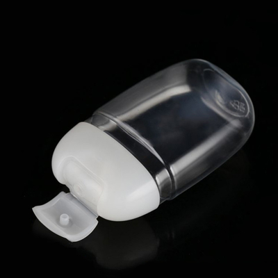 Botella redonda de champú con bomba de PET con logotipo personalizable y característica reciclable