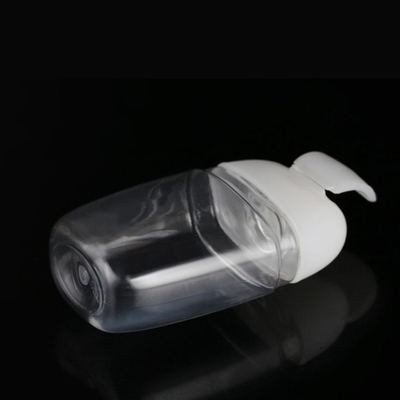Botella redonda de champú con bomba de PET con logotipo personalizable y característica reciclable