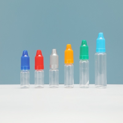 Botellas de líquido PET E de forma redonda con tapa de tornillo a prueba de niños