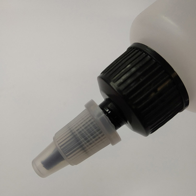 Botellas de plástico transparente con tapa de tornillo con sellado personalizable para almacenamiento de líquidos