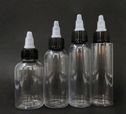 Botellas de plástico de punta de tornillo personalizadas con múltiples capacidades para almacenamiento de líquidos