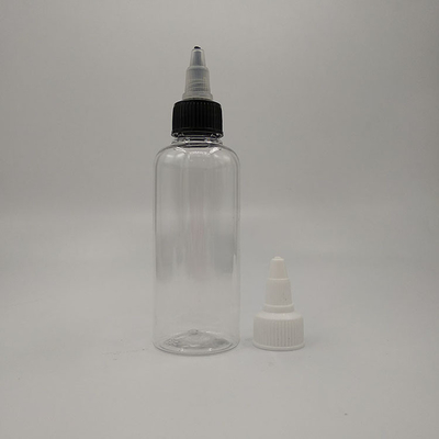 Botellas de plástico de punta de tornillo de colores personalizados con sellado seguro para almacenamiento duradero
