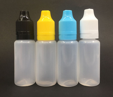 Botellas de vidrio negro transparente y de goteo para líquidos con tapa de tornillo personalizables
