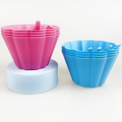 Botellas de té de leche de plástico aislado con mango conveniente