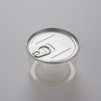 Contenedores de frascos de plástico con sello de papel de aluminio con logotipo personalizable en varias capacidades