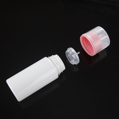 E Botella de PET líquida de cuello a prueba de niños Tipo transparente Tecnología de impresión en pantalla a color