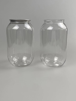 Logotipo personalizado Jar cosmético de plástico con sellado de junta sensible a la presión