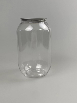 Logotipo personalizado Jar cosmético de plástico con sellado de junta sensible a la presión