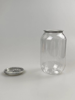Jarrón cosmético transparente personalizado con presión superficial lisa Sello de junta sensible Logotipo personalizado