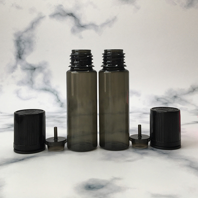 Botellas de goteador de líquido impresas a medida en diversas capacidades con diseño redondo de PET