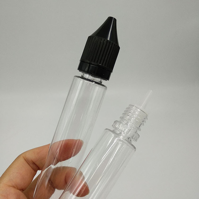 Capuchón de tornillo personalizado PET E botellas de líquido de forma redonda pantalla impresa para varias capacidades