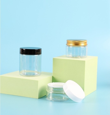 Jarras de contenedores de 3 oz-8 oz con sellado de aluminio para almacenamiento y exhibición frescos