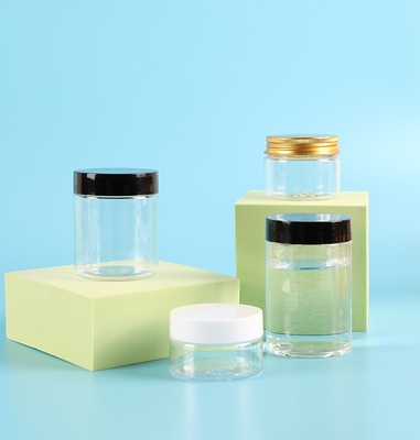 Jarras de contenedores de 3 oz-8 oz con sellado de aluminio para almacenamiento y exhibición frescos