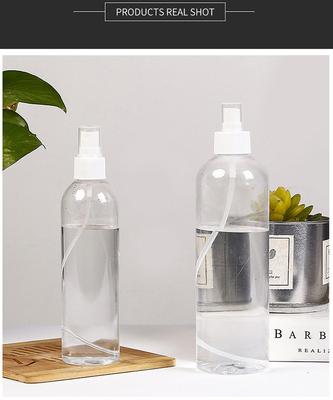 Botellas de pulverización de plástico PET para uso cotidiano versátil Capacidad 10ml 15ml 30ml 50ml 60m 70ml 100ml 200ml 500ml