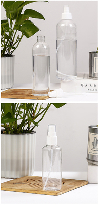 Botellas portátiles de plástico PET para viajes de varios tamaños
