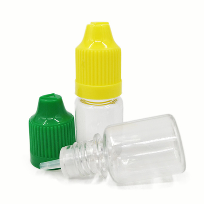 Botellas de líquido PET redondas con logotipo personalizado de color transparente