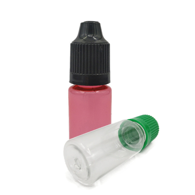 Botella líquida PET E transparente de 10ml 15ml 30ml 60ml 80ml 100ml con impresión de pantalla de logotipo personalizado