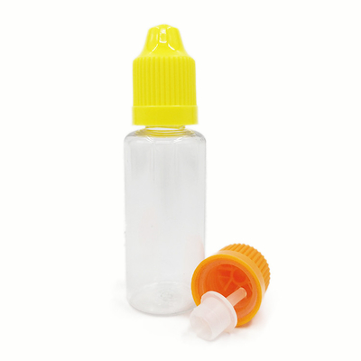Botellas de líquido PET redondas con tapa a prueba de niños