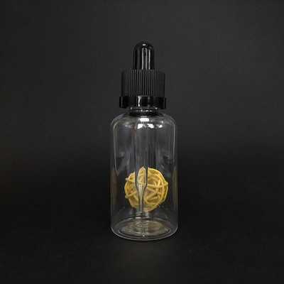 Botellas de gotero de vidrio liso para líquido - tapa de gotero de varios tamaños 10ml-120ml