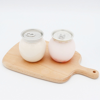 A prueba de fugas Botellas de plástico aisladas de leche para té Cuadradas redondas y transparentes Torso con tapa 120 ml 250 ml 350 ml 500 ml