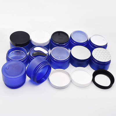 Superficie lisa Jarrida de plástico de aluminio de aluminio Cosmético Jar Range 10ml 15ml 30ml 60ml 80ml 100ml 120ml 150ml