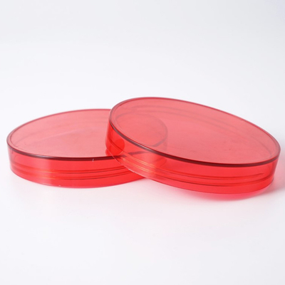 Jarras de plástico redondas claras de 2 oz-8 oz con tapas para limo y especias