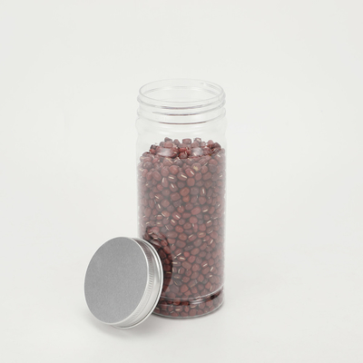 Jarrones de plástico vacíos de plástico transparente personalizables 2 oz-8 oz con tapas