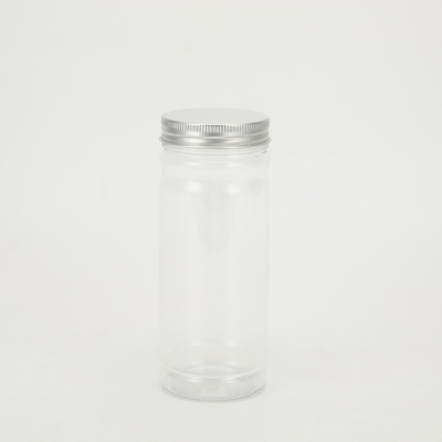 Jarrones de plástico vacíos de plástico transparente personalizables 2 oz-8 oz con tapas