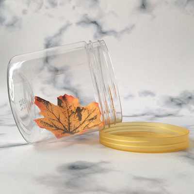 Contenedores de plástico personalizados con tapa transparente o de aluminio y sello de tapa de papel