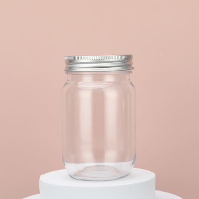 Por mayor PET vacío plástico con tapa de tornillo Jar de plástico 50-800ml