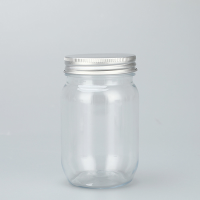 Por mayor PET vacío plástico con tapa de tornillo Jar de plástico 50-800ml