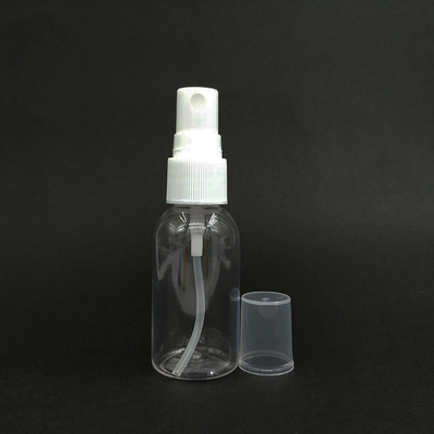 Botella de rociado de plástico PET redonda duradera