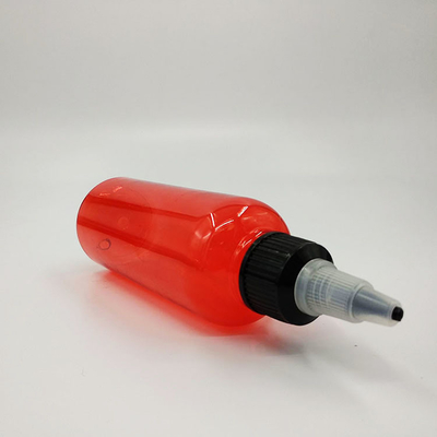 Botellas de goteo de vidrio personalizadas rojas para dispensar líquidos con precisión