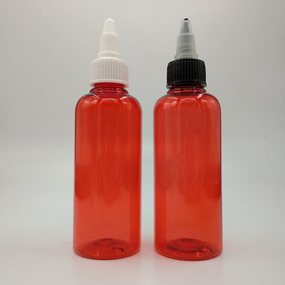 Botellas de goteo de vidrio personalizadas rojas para dispensar líquidos con precisión