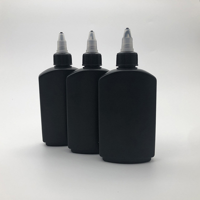 Botellas de gotero de plástico transparente y brillante personalizadas con logotipo impreso para envases de líquidos de aceites esenciales