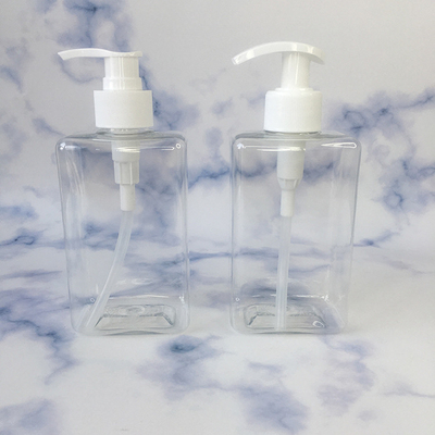 Botella de PET para cosméticos con tapa de tornillo de 24 mm y filtro de seda