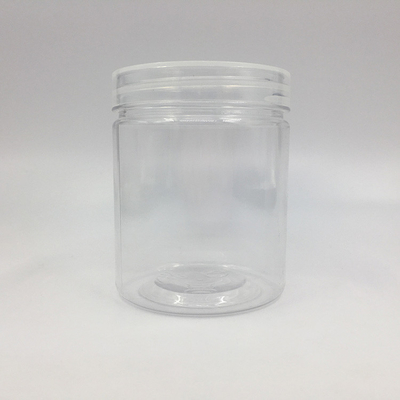Jar cosmético de plástico con logotipo personalizado para almacenamiento conveniente de maquillaje