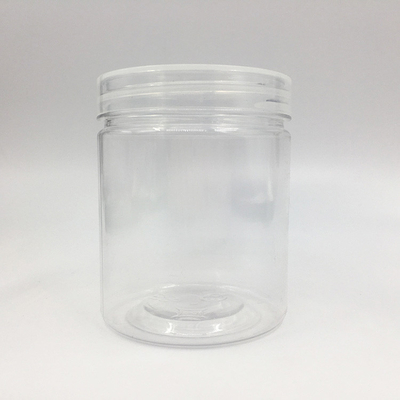 Jar cosmético de plástico con logotipo personalizado para almacenamiento conveniente de maquillaje
