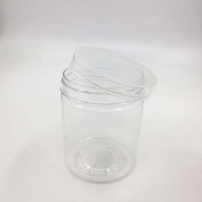 Jar cosmético de plástico con logotipo personalizado para almacenamiento conveniente de maquillaje