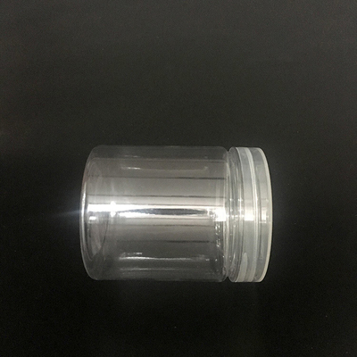 Jar cosmético de plástico con logotipo personalizado para almacenamiento conveniente de maquillaje