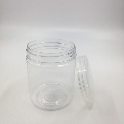 Jar cosmético de plástico con logotipo personalizado para almacenamiento conveniente de maquillaje